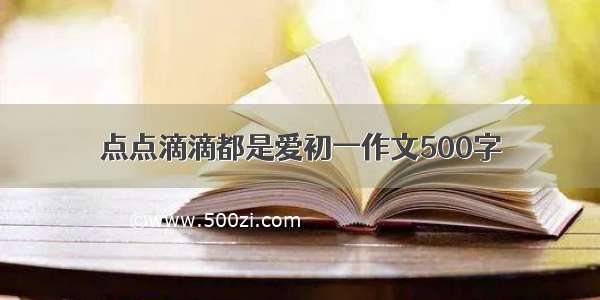 点点滴滴都是爱初一作文500字