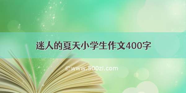 迷人的夏天小学生作文400字