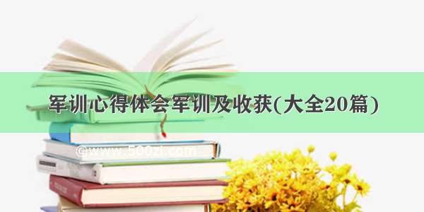 军训心得体会军训及收获(大全20篇)