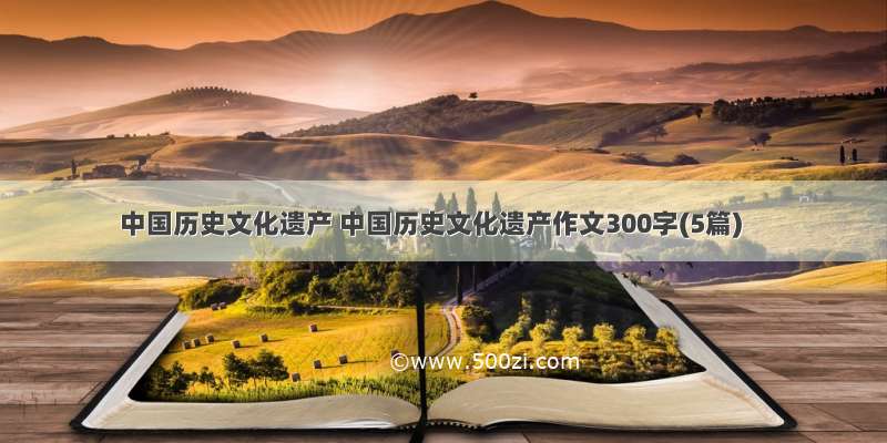 中国历史文化遗产 中国历史文化遗产作文300字(5篇)