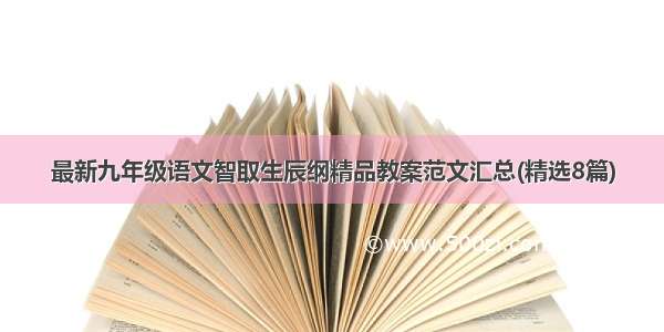 最新九年级语文智取生辰纲精品教案范文汇总(精选8篇)