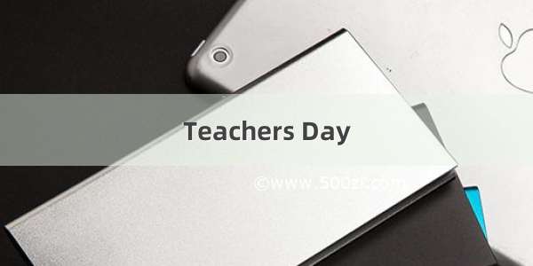 Teachers Day