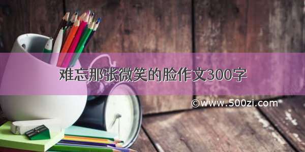 难忘那张微笑的脸作文300字