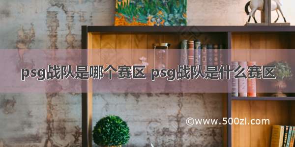 psg战队是哪个赛区 psg战队是什么赛区