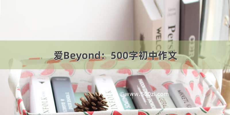 爱Beyond：500字初中作文