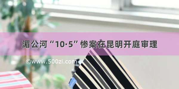 湄公河“10·5”惨案在昆明开庭审理