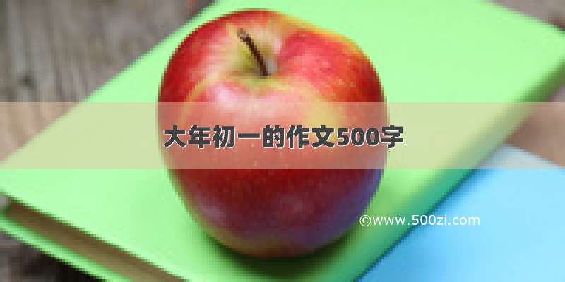 大年初一的作文500字