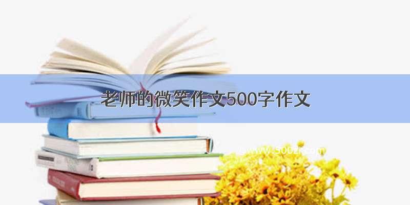 老师的微笑作文500字作文