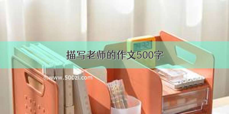 描写老师的作文500字