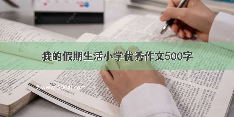 我的假期生活小学优秀作文500字