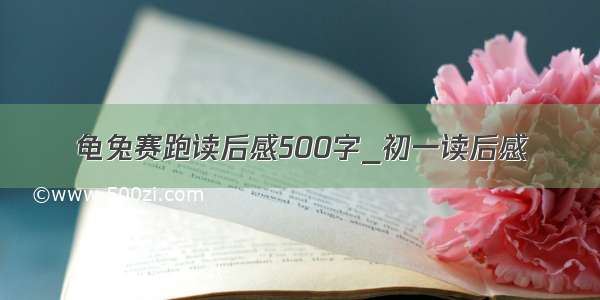 龟兔赛跑读后感500字_初一读后感