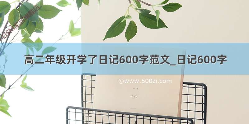 高二年级开学了日记600字范文_日记600字