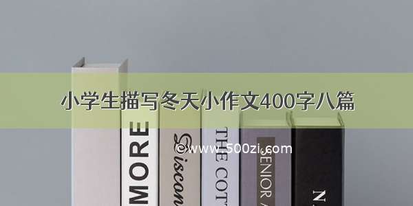 小学生描写冬天小作文400字八篇