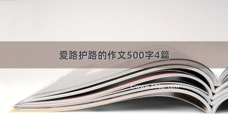 爱路护路的作文500字4篇