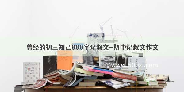 曾经的初三知己800字记叙文-初中记叙文作文