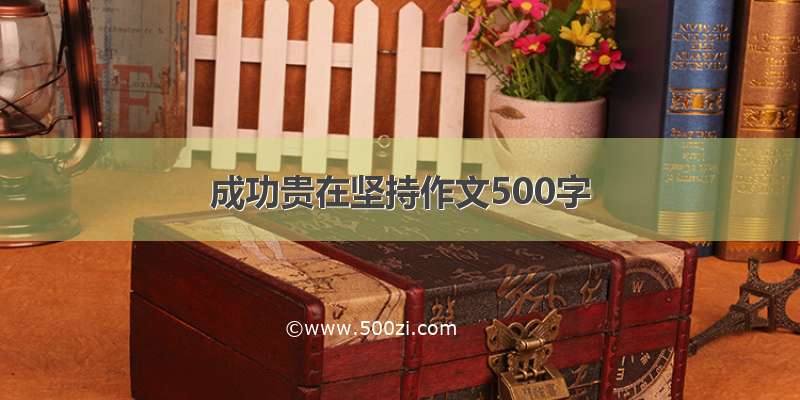 成功贵在坚持作文500字