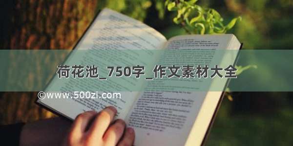 荷花池_750字_作文素材大全