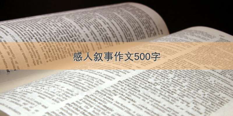 感人叙事作文500字