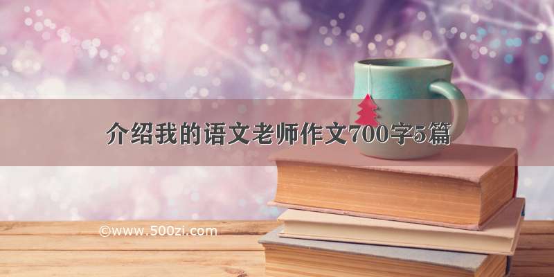 介绍我的语文老师作文700字5篇