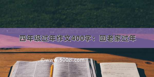 四年级过年作文400字：回老家过年