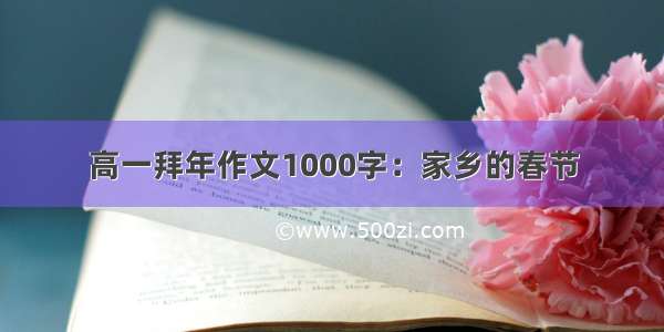 高一拜年作文1000字：家乡的春节