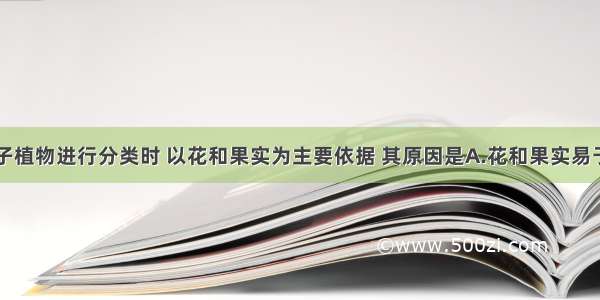 单选题对被子植物进行分类时 以花和果实为主要依据 其原因是A.花和果实易于识别B.花和