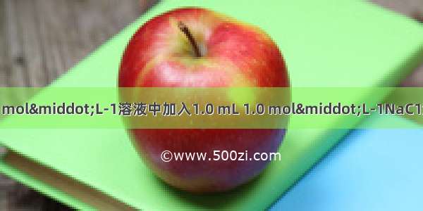 在100.0 mL0.050 mol·L-1溶液中加入1.0 mL 1.0 mol·L-1NaC1溶液 溶液中NH3的