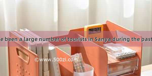 There must have been a large number of tourists in Sanya during the past Spring Festival