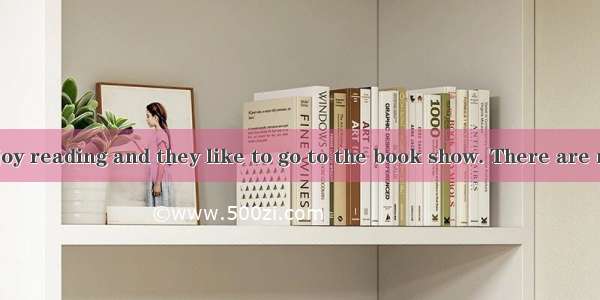 Some people enjoy reading and they like to go to the book show. There are many books in th