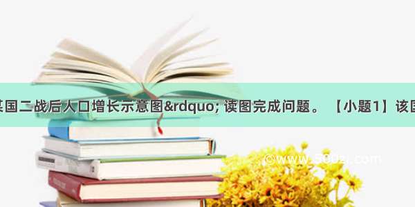 如图为“某国二战后人口增长示意图” 读图完成问题。 【小题1】该国人口数量最多的