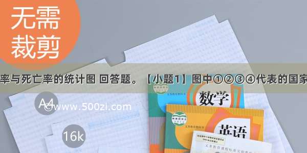 读人口出生率与死亡率的统计图 回答题。【小题1】图中①②③④代表的国家需要计划生