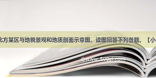 下图为我国北方某区与地貌景观和地质剖面示意图。读图回答下列各题。【小题1】下列土