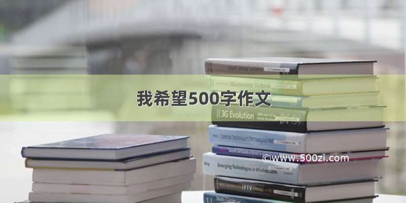 我希望500字作文