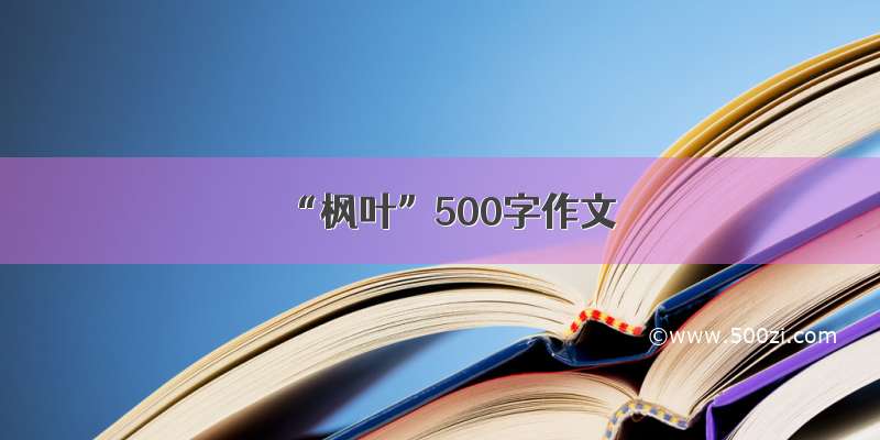 “枫叶”500字作文